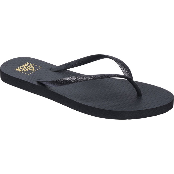 Reef slippers online zwart